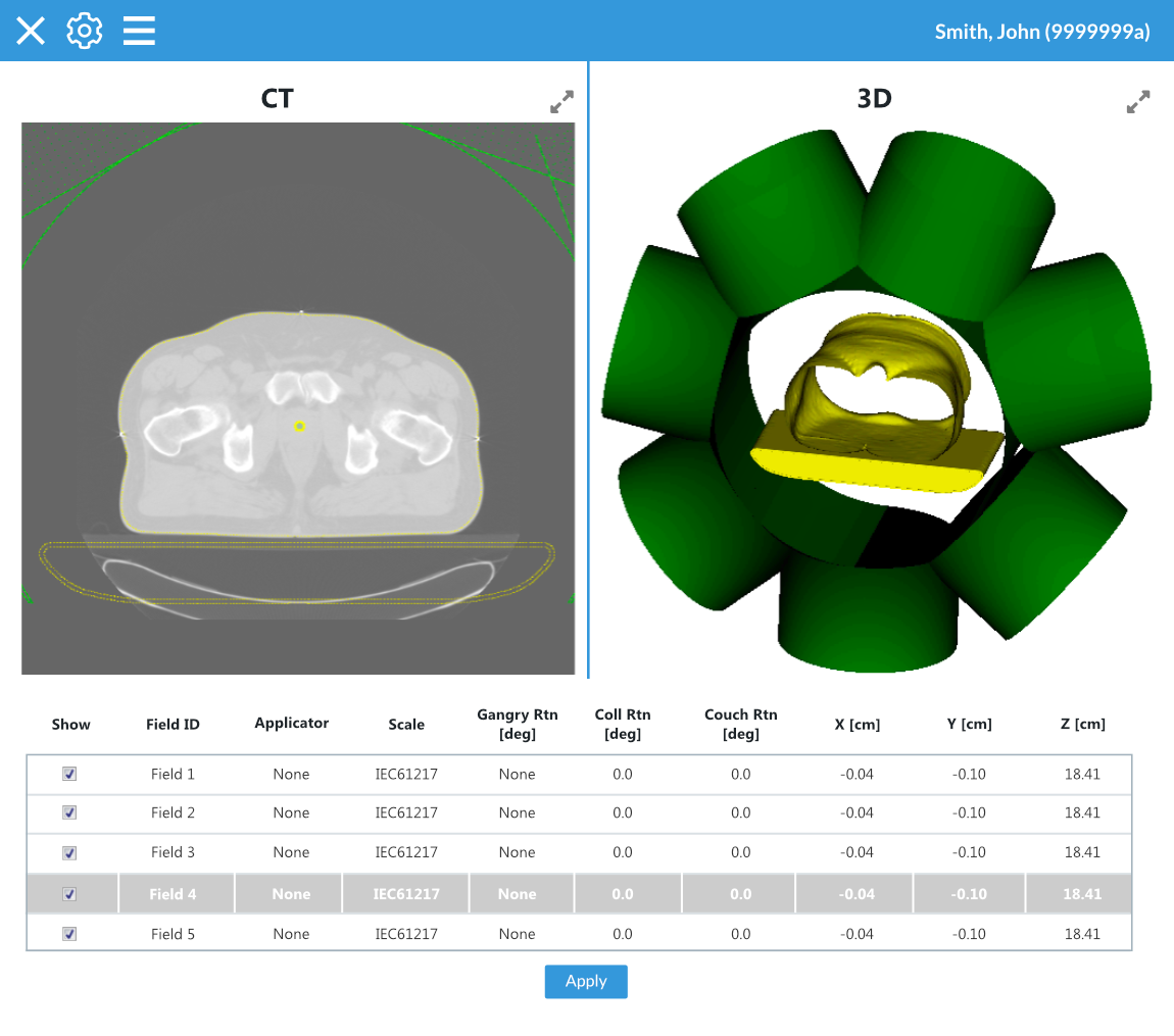 Collision checks displayed